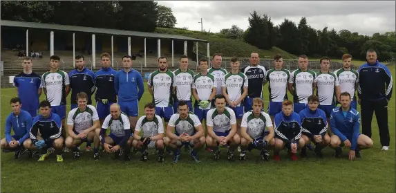  ??  ?? The AGB team who claimed the Division 4 SE Group 1 crown after defeating Carnew Emmets.