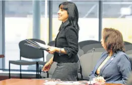  ?? Tom Reel / Staff photograph­er ?? Assistant City Manager María Villagómez was the other finalist to replace Sheryl Sculley as the city manager.