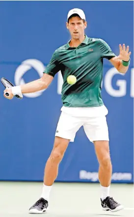  ?? FOTO: AFP ?? El serbio Novak Djokovic