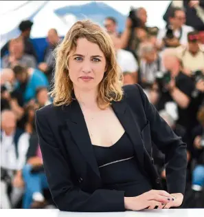  ?? — aFP ?? Speaking up: a file photo of Haenel posing during the Cannes Film Festival. The French star accused ruggia of sexually harassing her from the age of 12.
