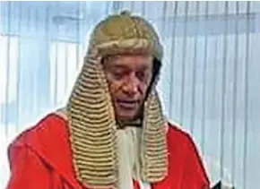  ?? Former Chief Justice Daniel Fatiaki. ?? Wholesale Change to the Judiciary
