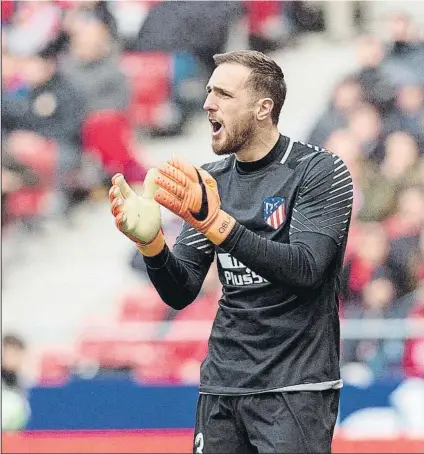  ?? FOTO: EFE ?? Jan Oblak quiere una mejora de contrato con el Atlético de Madrid