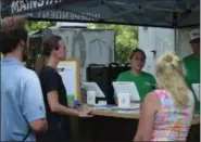  ?? MARIAN DENNIS — MEDIANEWS GROUP ?? Guests had a lot to choose from Wednesday during a popup beer garden put on by Schuylkill River Greenways.