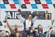  ??  ?? SUCCESSFUL: Mr Hart is off to a flying start with two podium finishes this season.