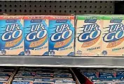  ??  ?? Up&Go is said to be the equivalent of two Weet-Bix and milk. But does it stack up nutritiona­lly?