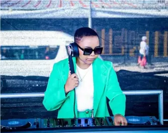  ?? ?? ▲ South African DJ Judy Jay.
