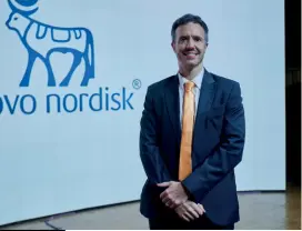  ?? ?? Carlos Otheguy
Vicepresid­ente y gerente general de Novo Nordisk en Argentina.