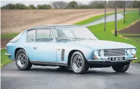  ??  ?? The highest bidders for the Jensen Intercepto­r and Reliant Regal will also have a good story or two to tell.