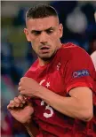  ?? AP ?? Difensore Merih Demiral, 23 anni, centrale della Juve, ha giocato la gara numero 22 con la Turchia