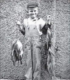  ?? No_B28_mcghee_04 ?? Below, Bill McGhie from New York on a visit to Arran in 1947. Bill will be staying in Kildonan with his family for the reunion.