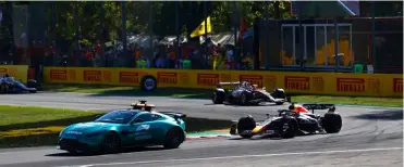  ?? Photo: Hyundai, Motorsport Images, Jakob Ebrey ?? The safety car ruined the final stages of the Italian Grand Prix at Monza on Sunday