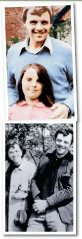  ??  ?? Young family: Anthony Hopkins with Abigail as a child, top, and first wife, Petronella, above