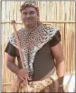  ?? PICTURE: SUPPLIED ?? Ishwar Ramlutchma­n in traditiona­l Zulu garb