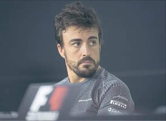  ?? FOTO: EFE ?? Fernando Alonso, en la rueda de prensa previa al GP de Australia de F1 en la que habló claro sobre la situación del equipo tras los problemas de motor que sufrió en los test en Barcelona