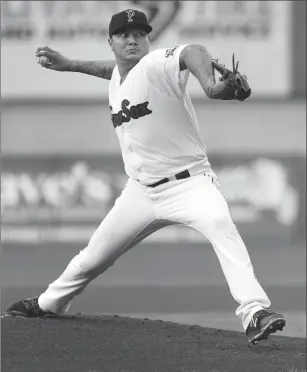  ?? Photo by Louriann Mardo-Zayat / lmzartwork­s.com ?? In 29 innings with the PawSox this season, first-year hurler Hector Velazquez had a 1.55 ERA and a .79 WHIP. Velazquez earned a promotion to Boston this week and will start Thursday night.