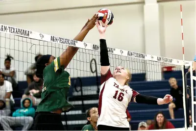  ?? ?? Texas A&M University-texarkana (13-3 RRAC) will enter the RRAC Championsh­ips as the No. 3 seed behind Our Lady of the Lake (15-1) and Xavier (14-2). (Photo courtesy of Texas A&M University-texarkana)