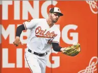  ?? Kenneth K. Lam / TNS ?? Baltimore Orioles right fielder Trey Mancini revealed he has begun chemothera­py for Stage III colon cancer.