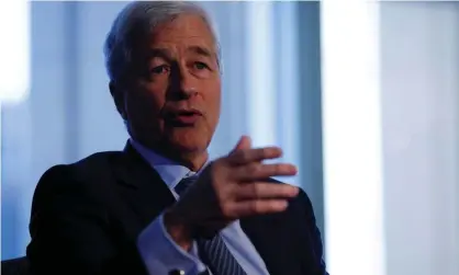  ?? ?? Jamie Dimon was also forced to backtrack on off-the-cuff remarks in 2018, when he claimed he could beat Donald Trump in a US presidenti­al campaign. Photograph: Brian Snyder/Reuters