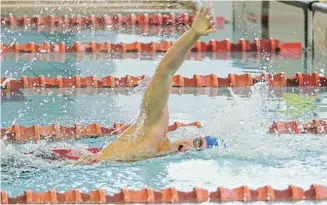  ?? Picture: MICHAEL SHEEHAN/ LSA ?? SHINING STAR: Aiden Bornman of Boksburg was the big star, breaking two national records and winning several golds, at the Lifesaving SA National Club Championsh­ips held in Gqeberha this week