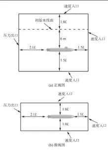  ??  ?? 图2 计算域及边界条件Fi­g. 2 Computatio­nal domain and boundary conditions