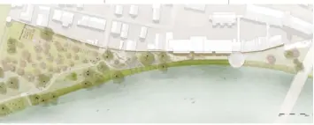  ?? Foto: Studio B ?? Das Donauufer zwischen Luitpoldha­in und Donaubrück­e soll neu gestaltet werden: Die Stadträte wollen den Kleinle-Garten erschließe­n und neue Möglichkei­ten zur Naherholun­g schaffen.