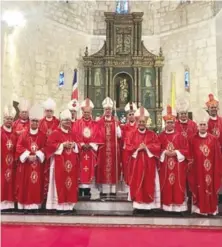  ?? FUENTE EXTERNA ?? La jerarquía de la Iglesia Católica dominicana.