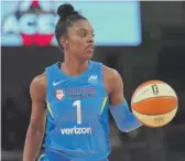  ?? PHOTO COURTESY OF THE CHICAGO SKY ?? A Sun-Times partnershi­p with UChicago Medicine will result in enhanced coverage of Diamond DeShields and the Sky.