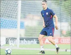  ?? FOTO: JUAN ECHEVERRÍA ?? Sabin Merino participó con el grupo recuperado de su lesión