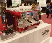  ??  ?? Dossier Gaggia.Un modello delle macchine da caffè del gruppo