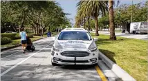  ?? FORD MOTOR COMPANY VIA AP ?? Jim Watson, a senior beverage analyst at Rabobank, said, “It’s a winwin for (the industry): Self-driving cars could boost alcohol sales and simultaneo­usly reduce drunk driving.”