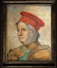  ??  ?? Portrait d’époque de Niccolò Orsini, de Girolamo Romani. Le condottier­e (1442-1510) fut capitaine général des Vénitiens durant la guerre de la Ligue de Cambrai.