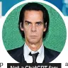  ?? ?? Not a ChatGPT fan: Singer Nick Cave