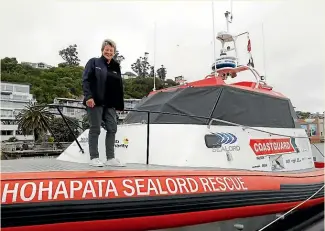  ?? MARTIN DE RUYTER/STUFF ?? Rosie Musters, of Nelson Coastguard, has been recognised for her services to women in Maritime Search and Rescue.