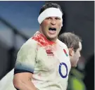  ??  ?? Battle scarred: Dylan Hartley says careers would be longer without contact training