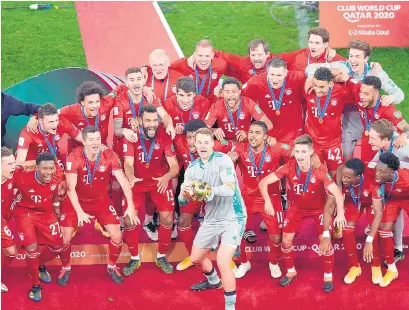  ?? I EFE ?? El Bayern Munich celebró el sexto título de su temporada.