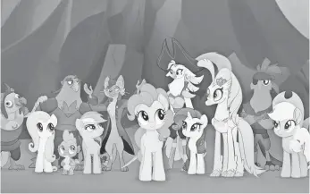  ?? LIONSGATE/HASBRO ?? Friendship is indeed magic as the Pony pals return to theaters.