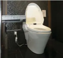  ??  ?? Satis Integrated Shower Toilet