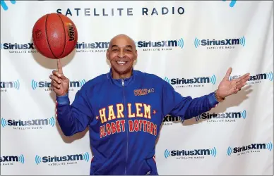  ?? Taylor Hill / Getty Images /TNS ?? Harlem Globetrott­er legend Fred “Curly” Neal visits the Siriusxm Studio in Newyork on Feb. 13, 2012.