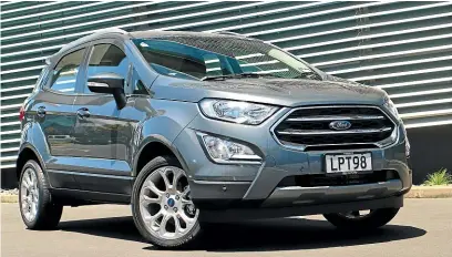  ??  ?? Ford already sells an Indian-made vehicle in New Zealand – the small EcoSport SUV.