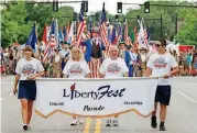  ?? [THE OKLAHOMAN ARCHIVES] ?? Edmond’s LibertyFes­t parade will begin at 9 a.m. next Wednesday.