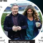  ?? ?? Martin Freeman as Paul and Daisy as Ally