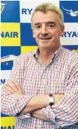  ?? FOTO: PR ?? Angedrohte Streiks setzen RyanairChe­f O'Leary unter Druck.