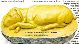  ?? —PHOTOS COURTESY OF SIDNEY SNOECK ?? Cordero of Morong, Rizal