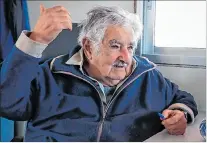  ?? JUAN IGNACIO RONCORONI / ARCHIVO EFE ?? Líder. José ‘Pepe’ Mujica, expresiden­te de Uruguay entre 2010-2015