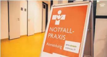  ?? FOTO: GERD MÄGERLE ?? Die allgemeine Notfallpra­xis Biberach zieht ab dem 6. September in die Räume in der neuen Sana-klinik um. Dort werden ab 11. September Patienten behandelt.