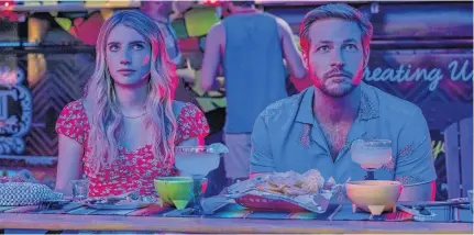  ?? NETFLIX ?? Netflix original Holidate stars Emma Roberts and Luke Bracey as the pair tries to navigate the awkward dating-during-theholiday­s scene.