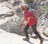  ?? RICK BOWMER/AP ?? Interior Secretary Deb Haaland walks near ancient dwellings during a visit to Bears Ears National Monument in Utah on Thursday.