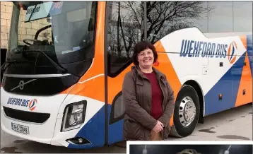  ??  ?? Claire O’Rourke, Facilities Manager, Wexford Bus.