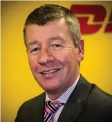  ??  ?? Bernard McCarthy, managing director, DHL Express in Ireland