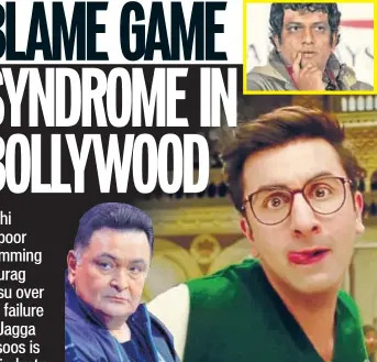  ??  ?? Stills from Jagga Jasoos (above right), Mohenjo Daro (below left) and Humshakals (below right)